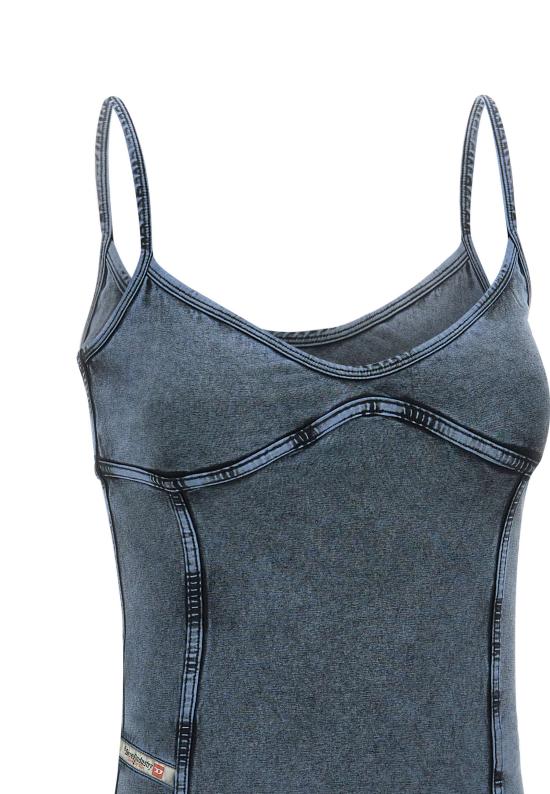 25FW 디젤 민소매 티셔츠 A18361 0KIBY01A Blue - DIESEL