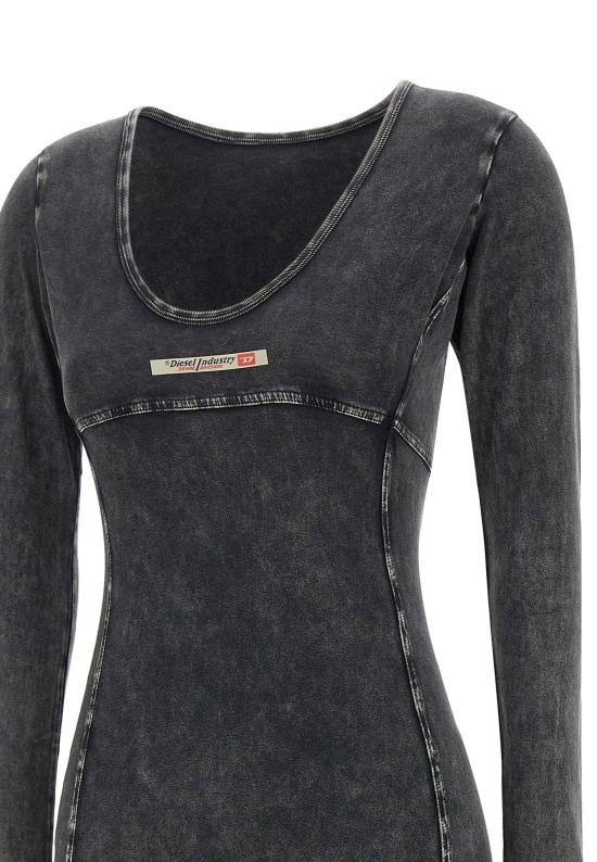 25FW 디젤 점프수트 A18325 0SHAN900A Black - DIESEL