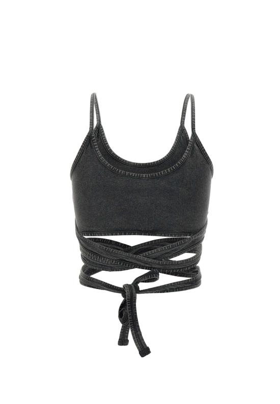 25FW 디젤 민소매 티셔츠 A19521 0KIBY02A Black - DIESEL