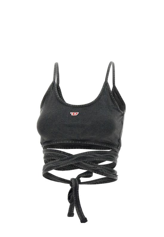 25FW 디젤 민소매 티셔츠 A19521 0KIBY02A Black