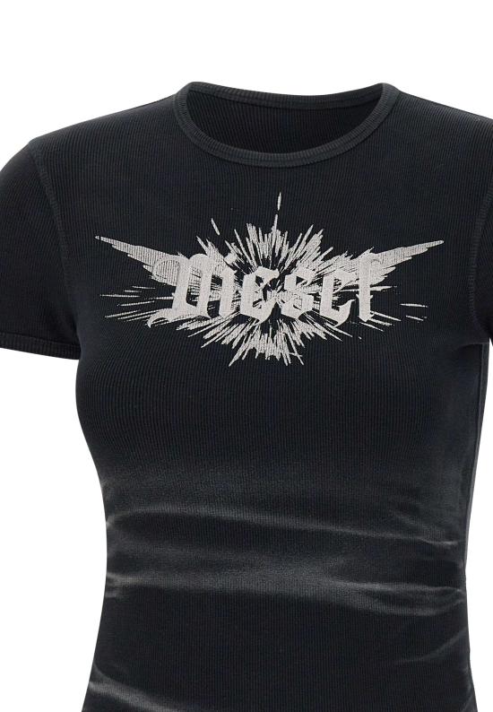 25FW 디젤 반팔 티셔츠 A14231 0WFBM02 Black - DIESEL