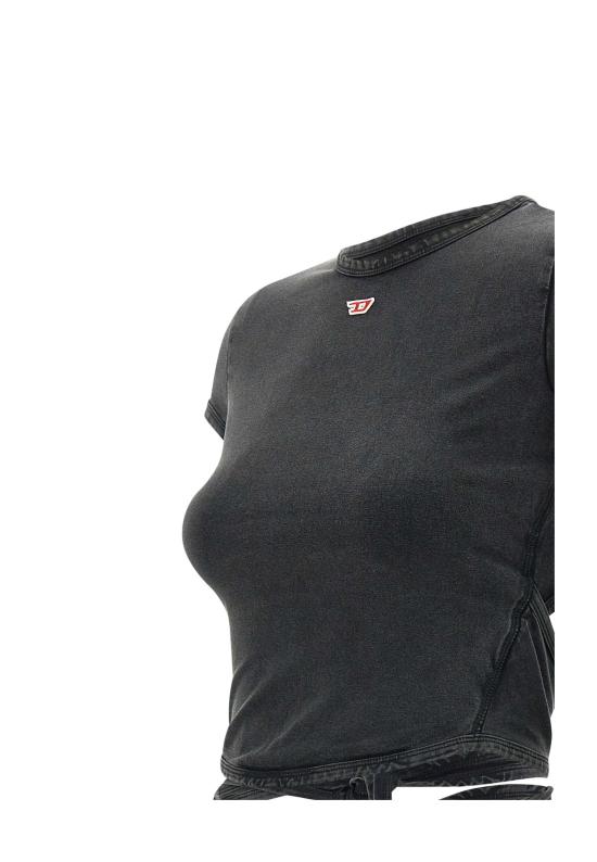 25FW 디젤 반팔 티셔츠 A19520 0KIBY02A Black - DIESEL