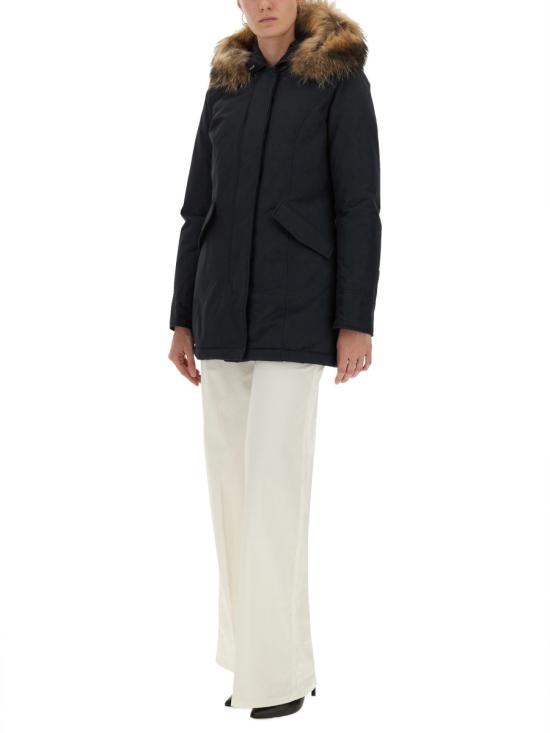 25FW 울리치 트렌치 코트 CFWWOU0538FR UT0001DKN BLUE - WOOLRICH