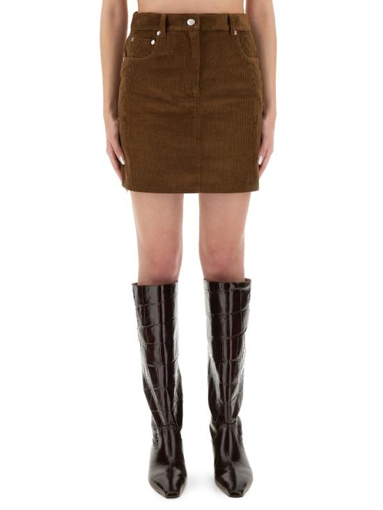 25FW 모스키노 스커트 01038220 0095 BROWN