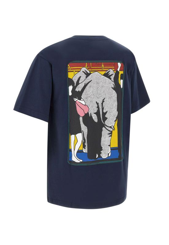 25FW 겐조 반팔 티셔츠 FF65TS4534SG 79 Blue - KENZO