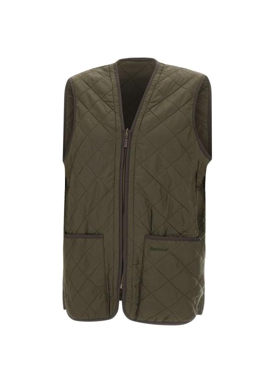 25FW 바버 폴라퀼트 지퍼인 라이너 MLI0002 MLIOL91 Green