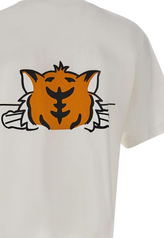 25FW 겐조 반팔 티셔츠 FF65TS4514SG 02 White - KENZO