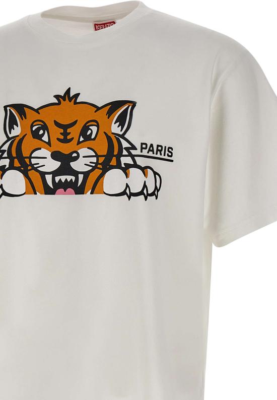 25FW 겐조 반팔 티셔츠 FF65TS4514SG 02 White - KENZO