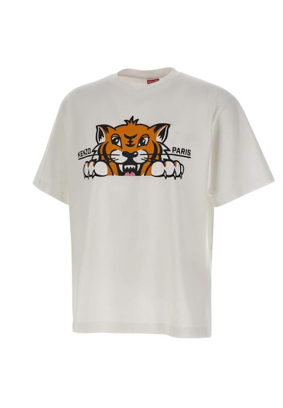 25FW 겐조 반팔 티셔츠 FF65TS4514SG 02 White