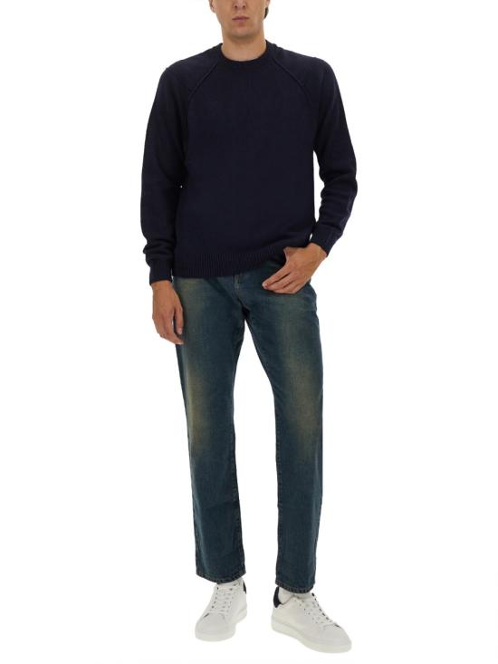 25FW 울리치 스웨터 CFWOKN2023MR UF50323989 BLUE - WOOLRICH