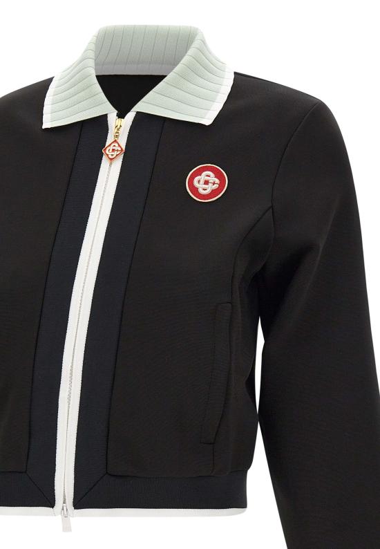 25FW 카사블랑카 자켓 WPF25JTP378 01 Black - CASABLANCA