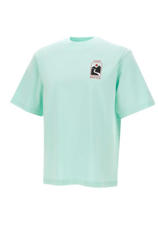 25FW 카사블랑카 반팔 티셔츠 MPF25JTS044 03 Green