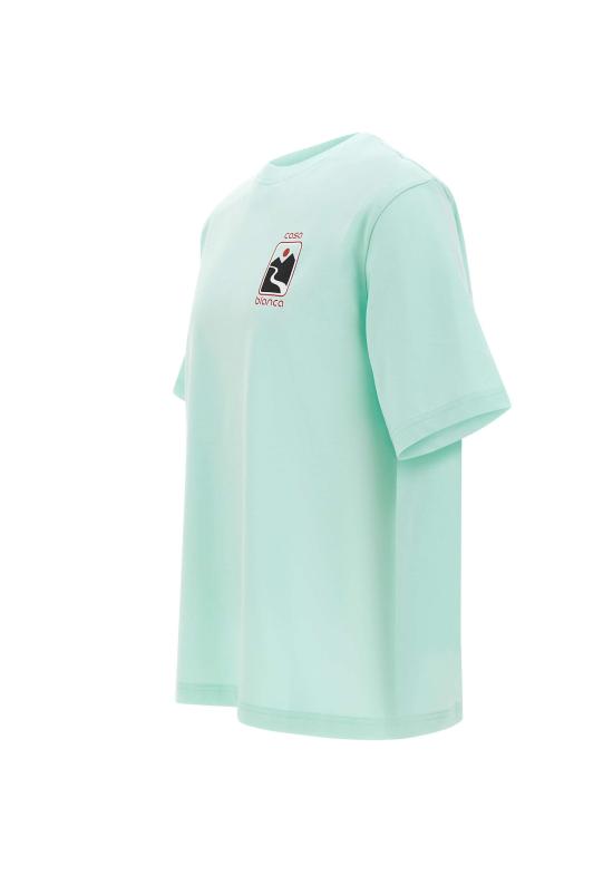 25FW 카사블랑카 반팔 티셔츠 MPF25JTS044 03 Green - CASABLANCA