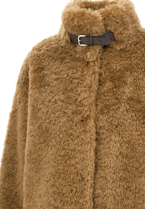 25FW 에르노 하이 카라 포우 퍼 코트 GI000331D 124212000 Brown - HERNO