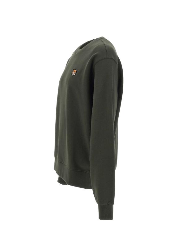 25FW 겐조 긴팔 티셔츠 FF55SW2624MF 51 Green - KENZO