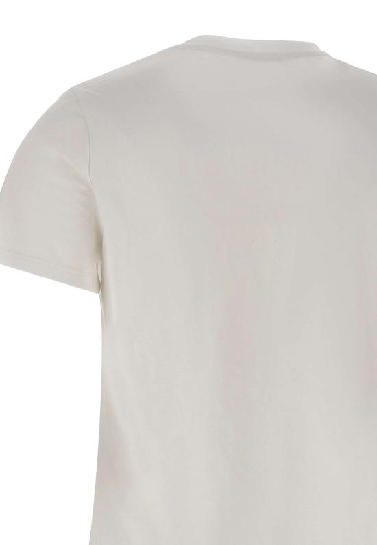 25FW 엘리자베타프랜치 반팔 티셔츠 MA00756E2 270 WHITE - ELISABETTA FRANCHI