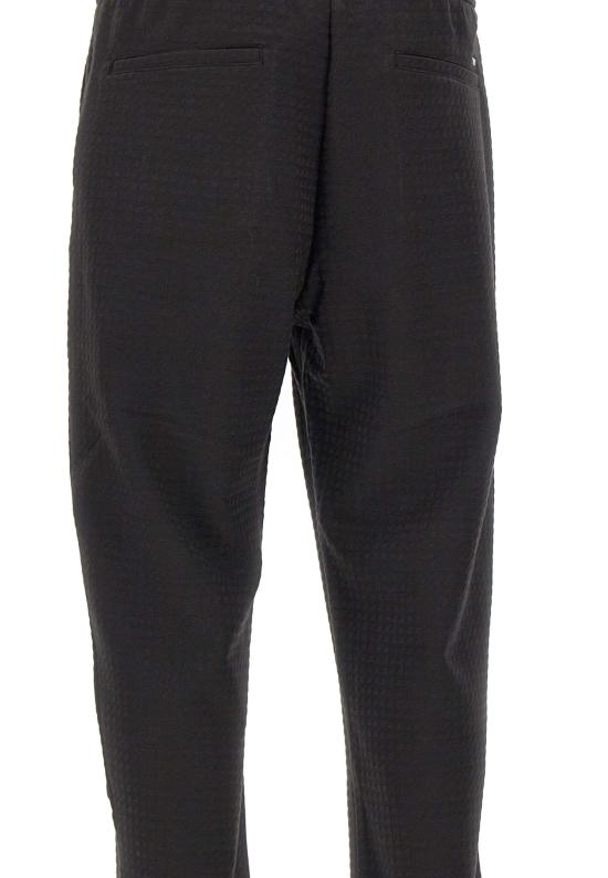 25FW 엠포리오 아르마니 스트레이트 팬츠 EM003443 AF13700FC231 Black - EMPORIO ARMANI