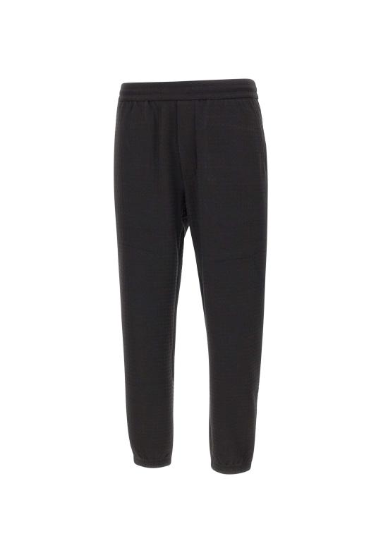 25FW 엠포리오 아르마니 스트레이트 팬츠 EM003443 AF13700FC231 Black