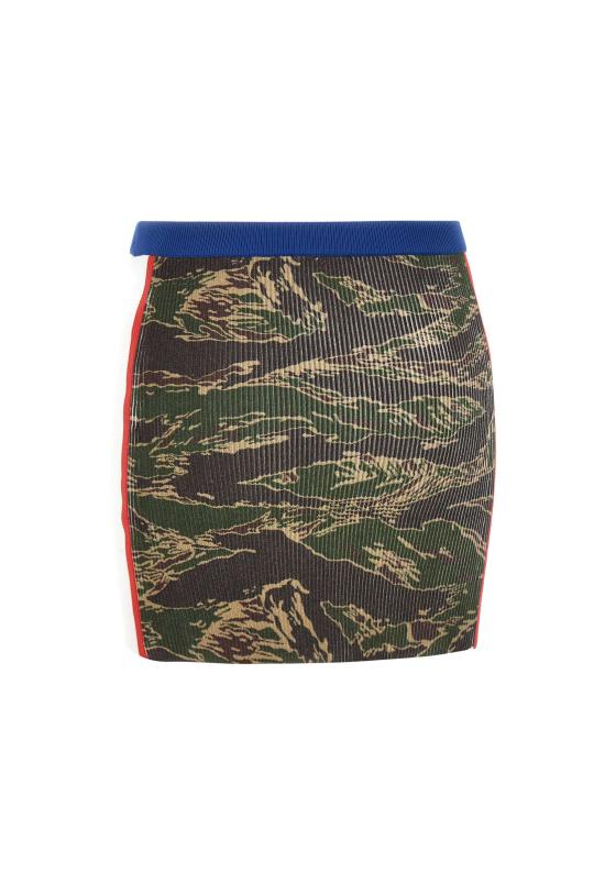 25FW 디젤 미디 스커트 A19665 0NKCN51FA MultiColour - DIESEL