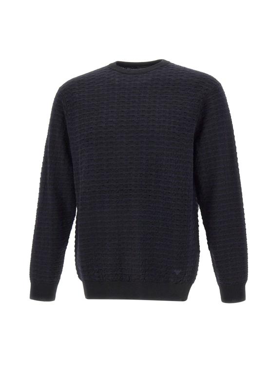 25FW 엠포리오 아르마니 스웨터 EM003830 AF19833FC014 Blue