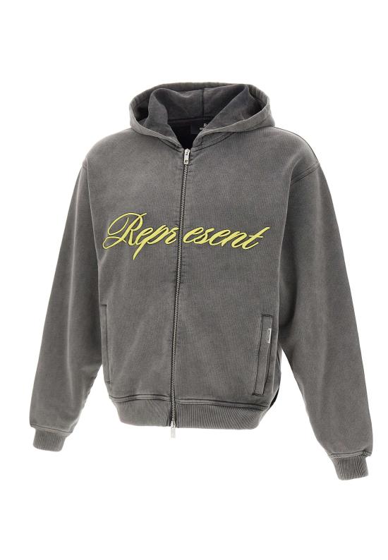 25FW 리프레젠트 긴팔 티셔츠 MLM100025 47 Grey