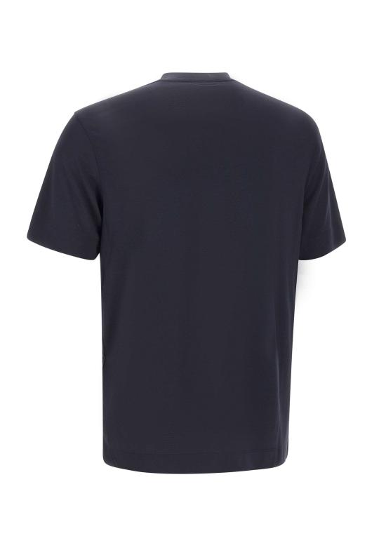 25FW 엠포리오 아르마니 반팔 티셔츠 EM002996 AF13721UB118 Blue - EMPORIO ARMANI