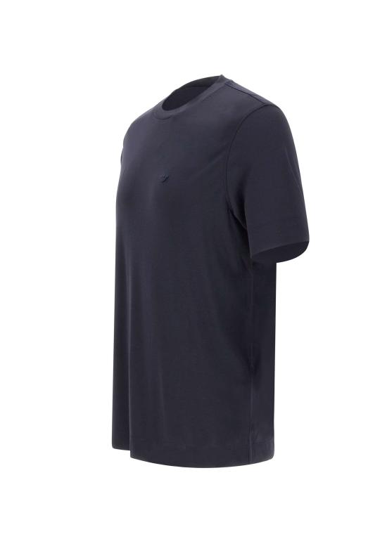 25FW 엠포리오 아르마니 반팔 티셔츠 EM002996 AF13721UB118 Blue - EMPORIO ARMANI