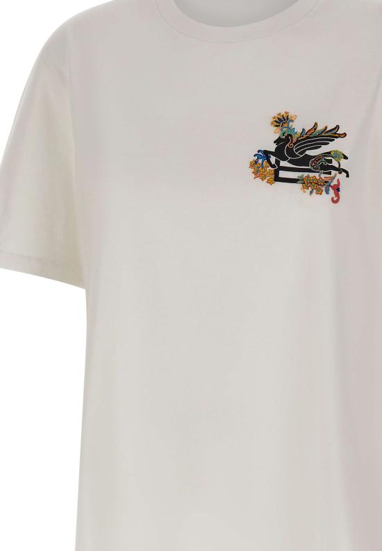 25FW 에트로 반팔 티셔츠 WRMA0005 AR362W0001 White - ETRO