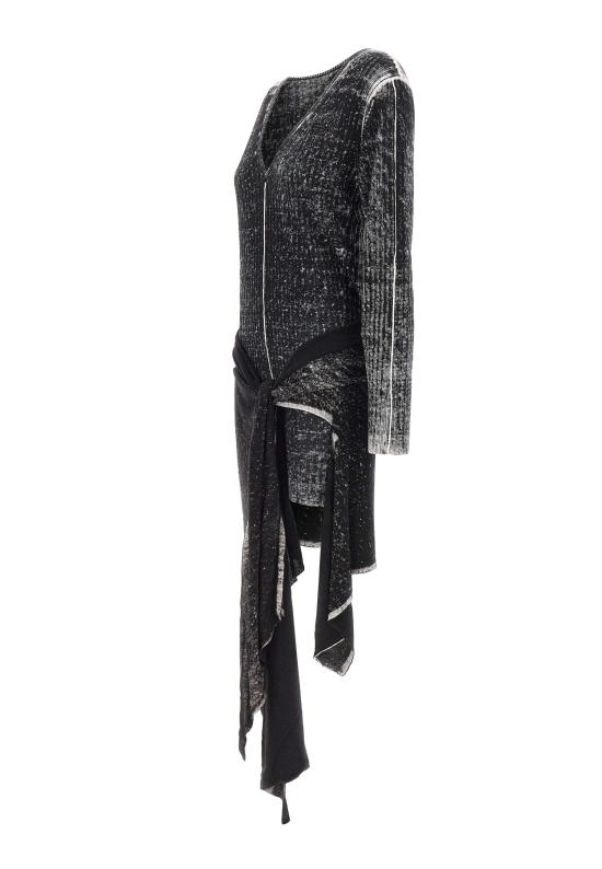 25FW 디젤 미디 원피스 A18864 0BJBR9XX Black - DIESEL