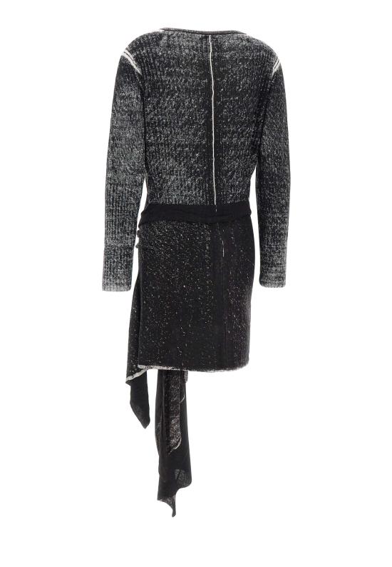 25FW 디젤 미디 원피스 A18864 0BJBR9XX Black - DIESEL