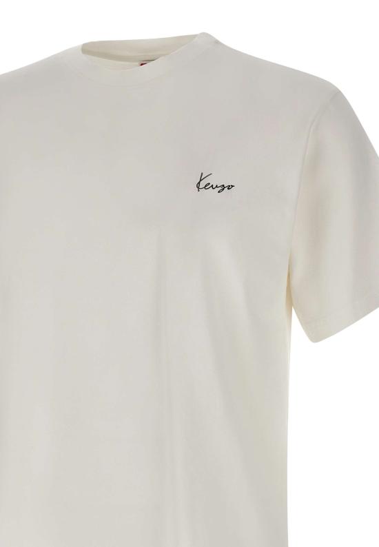 25FW 겐조 반팔 티셔츠 FF65TS2604SG 02 White - KENZO