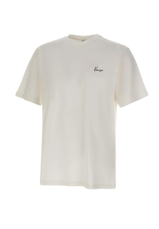 25FW 겐조 반팔 티셔츠 FF65TS2604SG 02 White