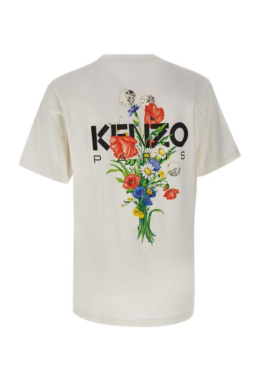 25FW 겐조 반팔 티셔츠 FF65TS2604SG 02 White - KENZO
