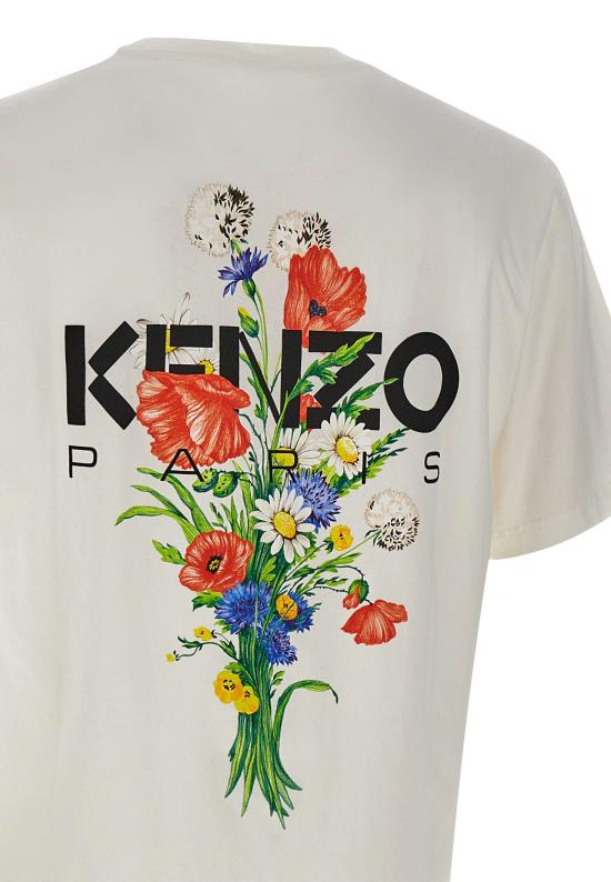 25FW 겐조 반팔 티셔츠 FF65TS2604SG 02 White - KENZO