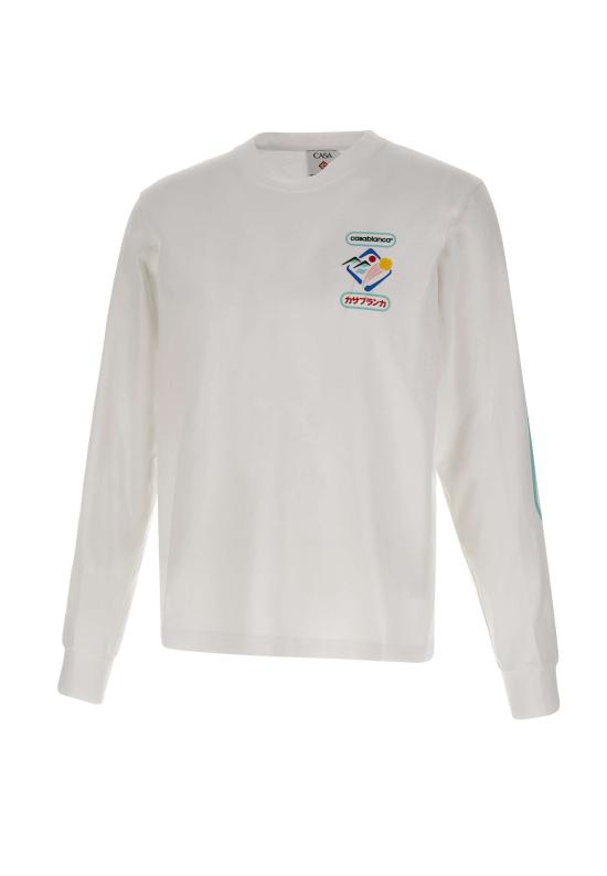 25FW 카사블랑카 스웨터 MPF25JTP151 01 White