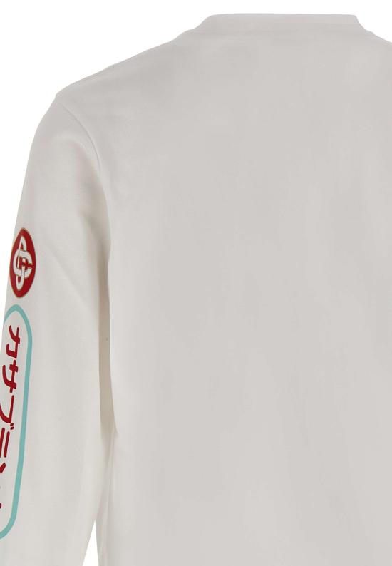 25FW 카사블랑카 스웨터 MPF25JTP151 01 White - CASABLANCA