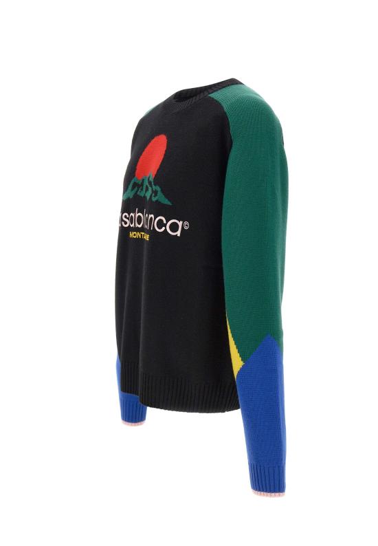 25FW 카사블랑카 스웨터 MPF25KW1008 01 MultiColour - CASABLANCA