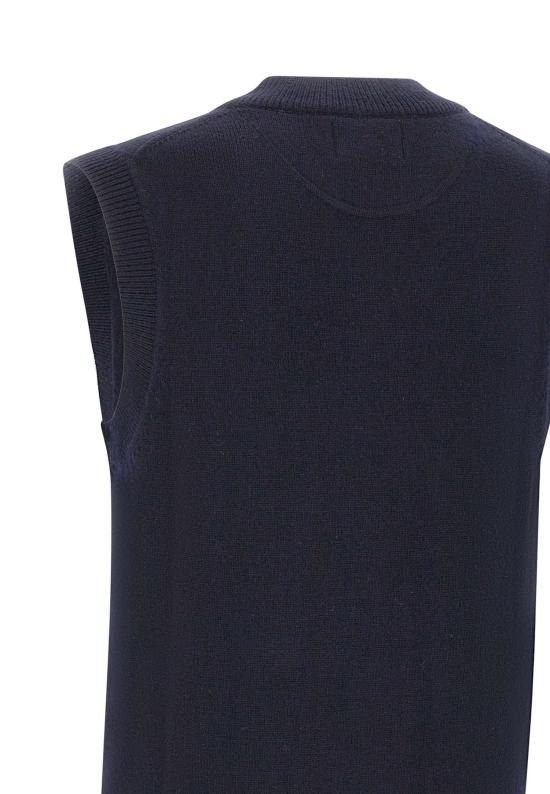 25FW 썬 68 니트 베스트 K45115 07 Blue - SUN 68