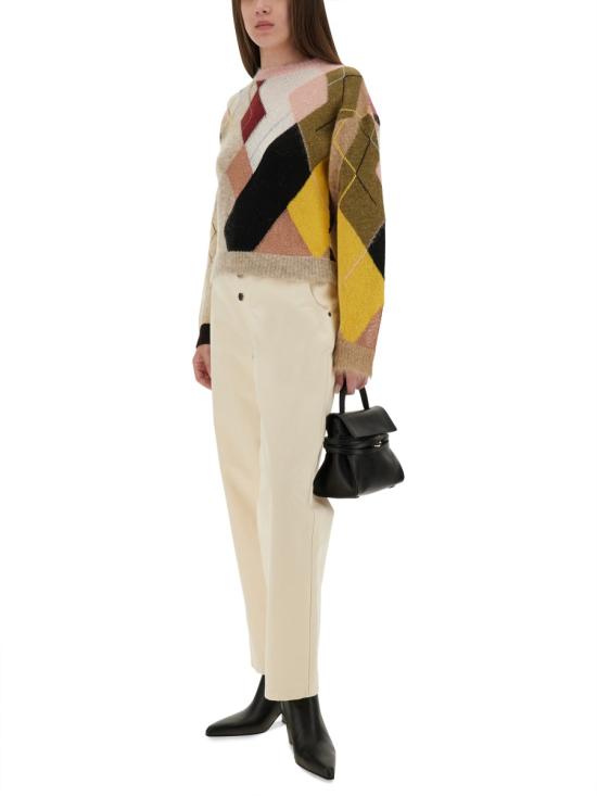 25FW 모스키노 데님 팬츠 03085520 0005 BEIGE - MOSCHINO