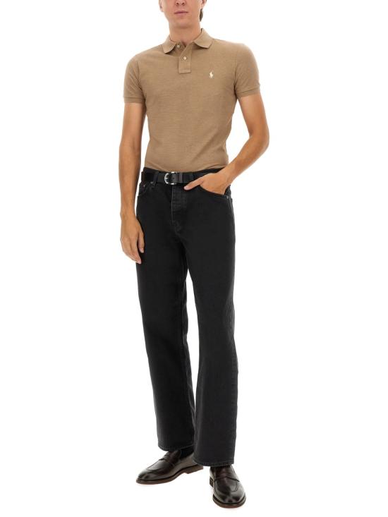 25FW 폴로 랄프로렌 폴로 티셔츠 710680784 298GREYCLOUDHEATHER C8135 BEIGE - POLO RALPH LAUREN