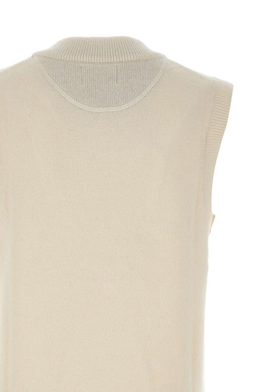 25FW 썬 68 니트 베스트 K45115 31 White - SUN 68