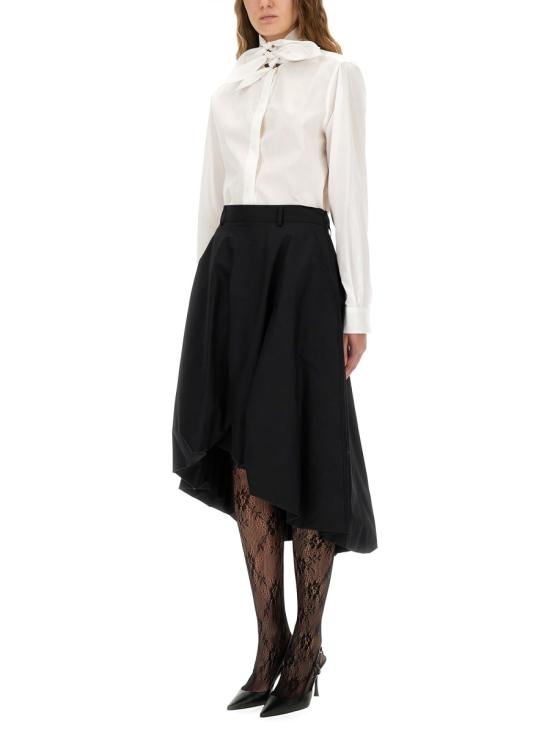 25FW 모스키노 블라우스/셔츠 02035432 1001 WHITE - MOSCHINO