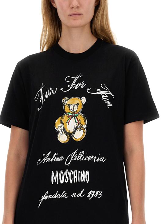 25FW 모스키노 탑 07105441 1555 BLACK - MOSCHINO