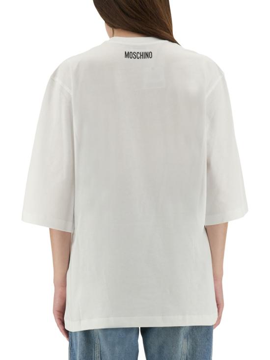 25FW 모스키노 탑 07155541 1001 WHITE - MOSCHINO