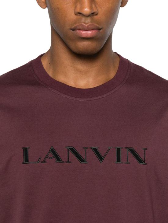 25FW 랑방 반팔 티셔츠 RMTS0012J300H25355 PURPLE - LANVIN