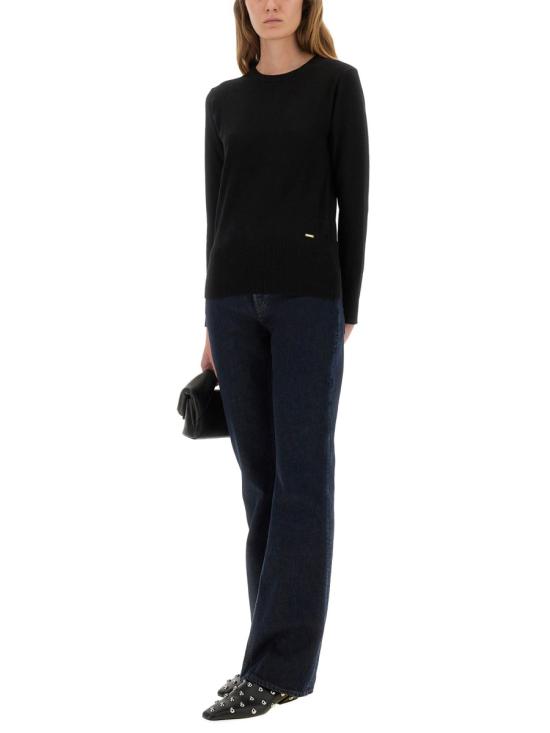 25FW 울리치 스웨터 CFWWKN2024FR UF5067100 BLACK - WOOLRICH