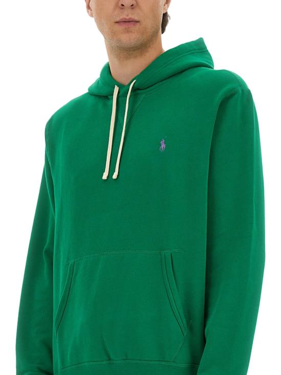 25FW 폴로 랄프로렌 포니 자수 플리스 후드 티셔츠 710766778 106CRUISEGREEN - POLO RALPH LAUREN