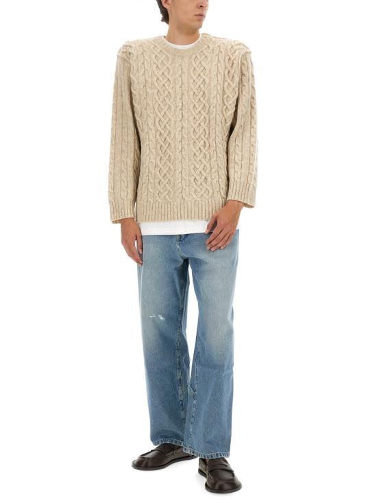 25FW 모스키노 스웨터 09125203 0006 IVORY - MOSCHINO