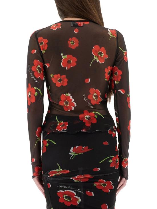 25FW 모스키노 탑 12028241 1555 BLACK - MOSCHINO