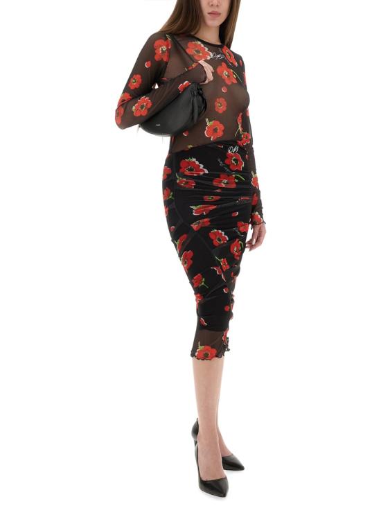 25FW 모스키노 탑 12028241 1555 BLACK - MOSCHINO